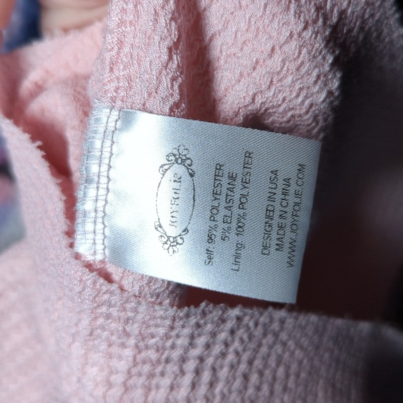 Joyfolie Elmina High-Low Tank Top in Blush Pink Girls Size 8 - Picture 5 of 5